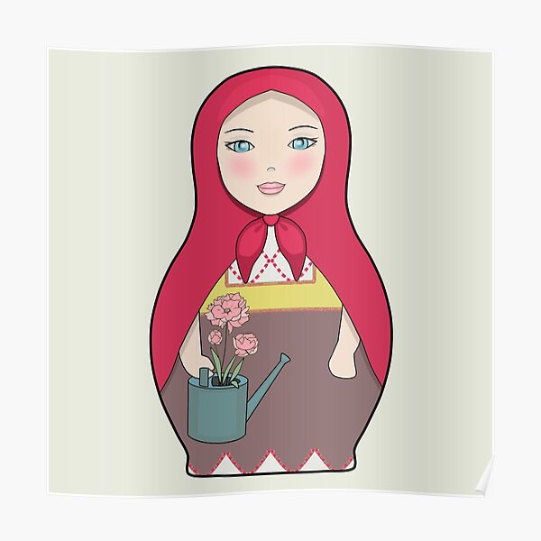 Garden Matrioshka Poster