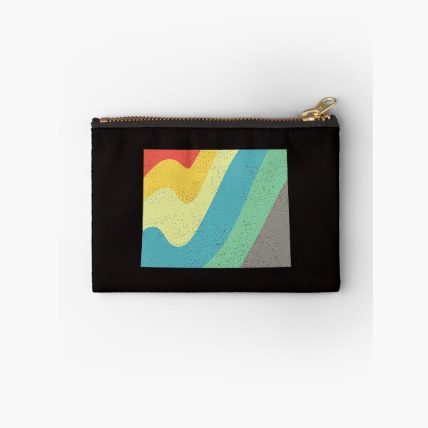 Item preview, Wyoming State Vintage Distressed Retro Rainbow Stripes designed and sold by twicetrader.