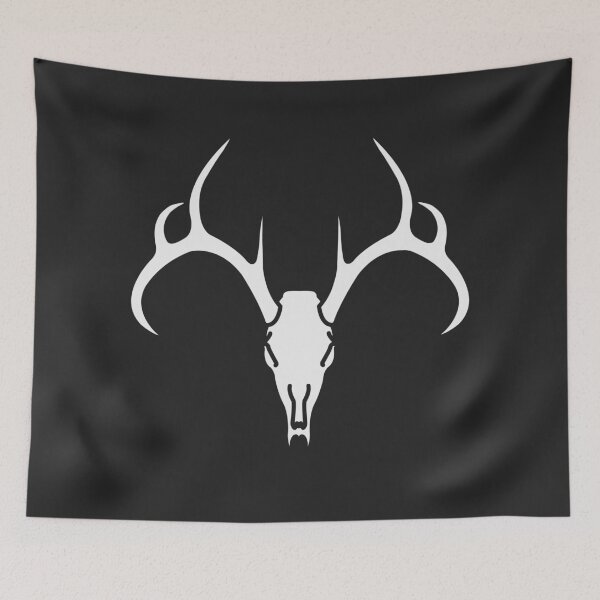 Item preview, Deer Skull White designed and sold by SpitsPixels.