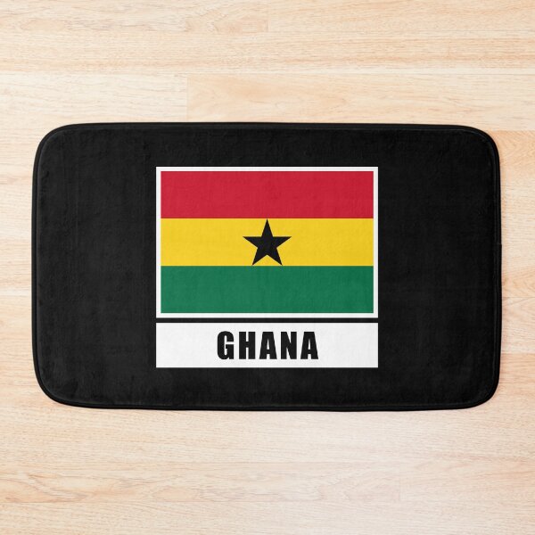 Artikelvorschau, Ghana ghanaisch Flagge Fahne entworfen und verkauft von GeogDesigns.