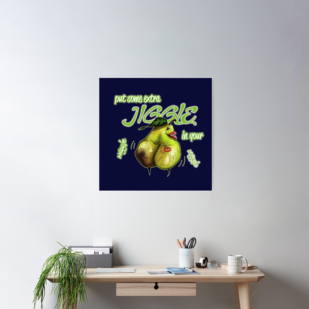 Cartoon Big Booty Pear: Jiggle your Wiggle