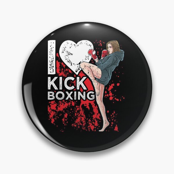 Item preview, Girl kickboxer kickboxing i love kickboxing designed and sold by Tagesapfel.