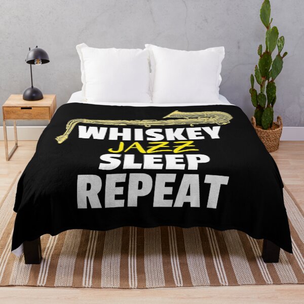 Item preview, Whiskey jazz sleep repeat designed and sold by ds-4.