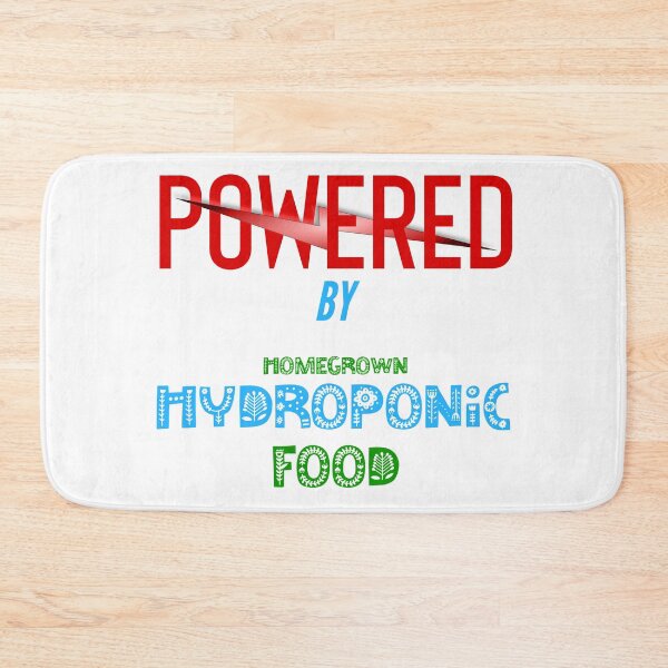 Item preview, Powered By Homegrown Hydroponic Food - Red Bolt designed and sold by PacificStreams.