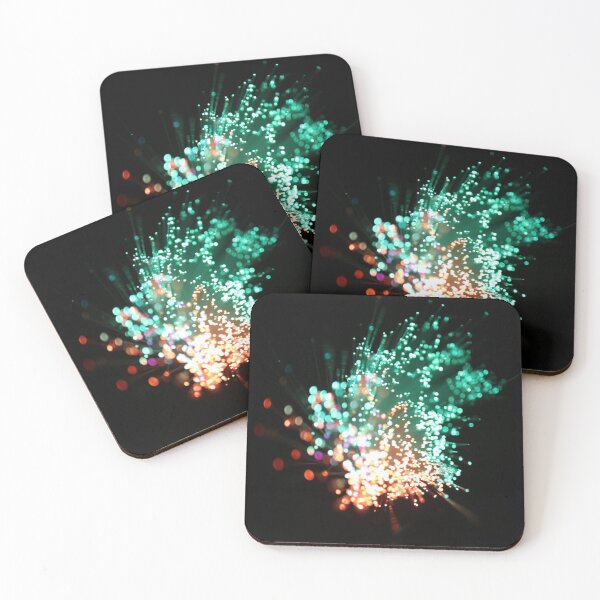 Item preview, Festive Green & Orange Lights - Fireworks Effect designed and sold by LLL Photo.
