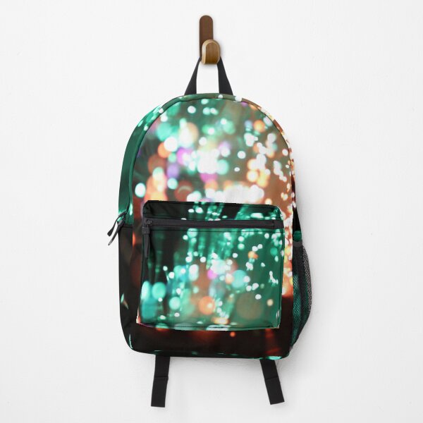 Item preview, Festive Green & Orange Lights - Fireworks Effect designed and sold by LLL Photo.