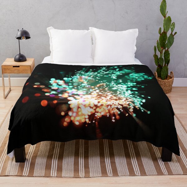 Item preview, Festive Green & Orange Lights - Fireworks Effect designed and sold by LLL Photo.