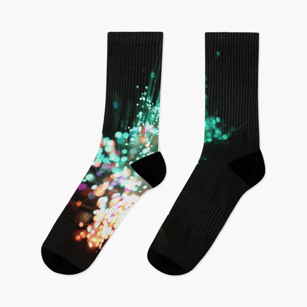 Item preview, Festive Green & Orange Lights - Fireworks Effect designed and sold by LLL Photo.