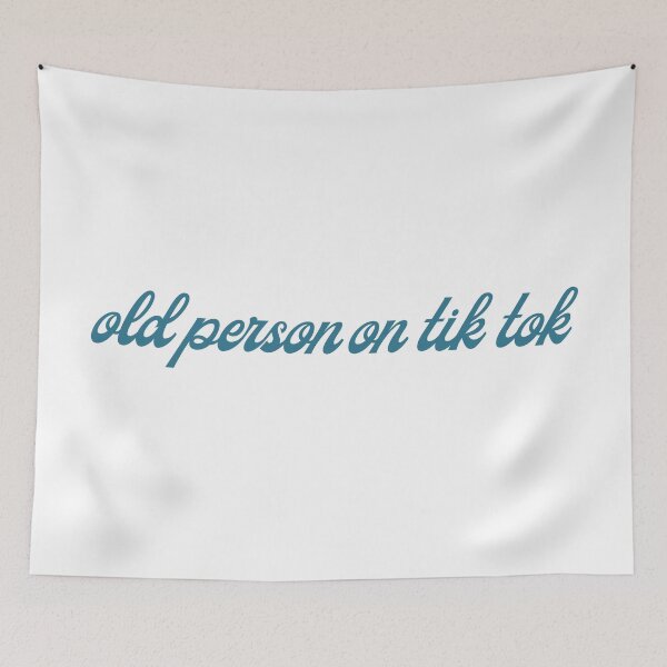 Item preview, Old Person on Tik Tok designed and sold by rhodeyart.