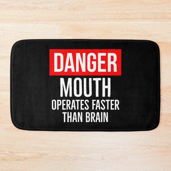 Item preview, Danger Mouth Operates Faster Than Brain designed and sold by evokearo.