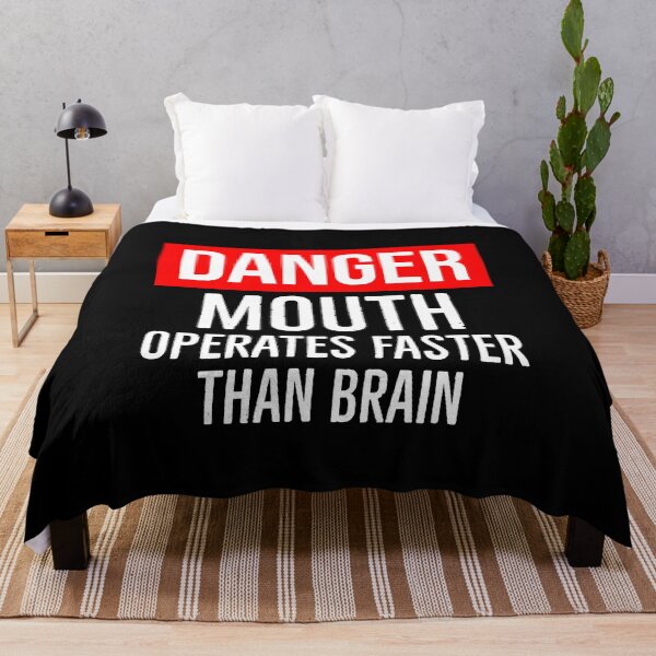Item preview, Danger Mouth Operates Faster Than Brain designed and sold by evokearo.