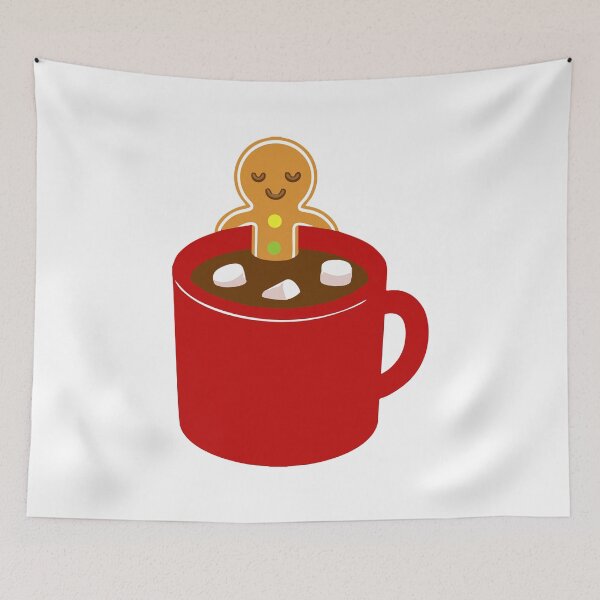 Item preview, Copy of GINGER BREAD MAN IN COCOA WITH MARSHMALLOWS designed and sold by Adhiambo.