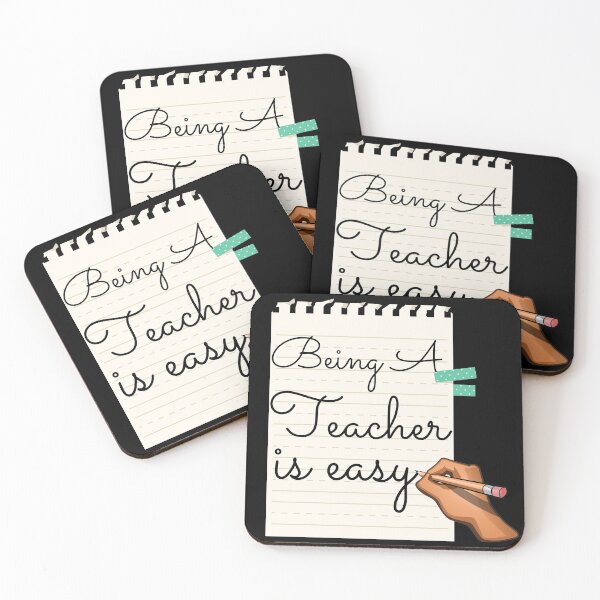 Item preview, Being A Teacher Is Easy designed and sold by Vibing-Right.