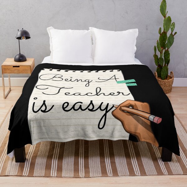 Item preview, Being A Teacher Is Easy designed and sold by Vibing-Right.