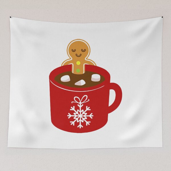 Item preview, Copy of GINGER BREAD MAN IN COCOA WITH MARSHMALLOWS designed and sold by Adhiambo.