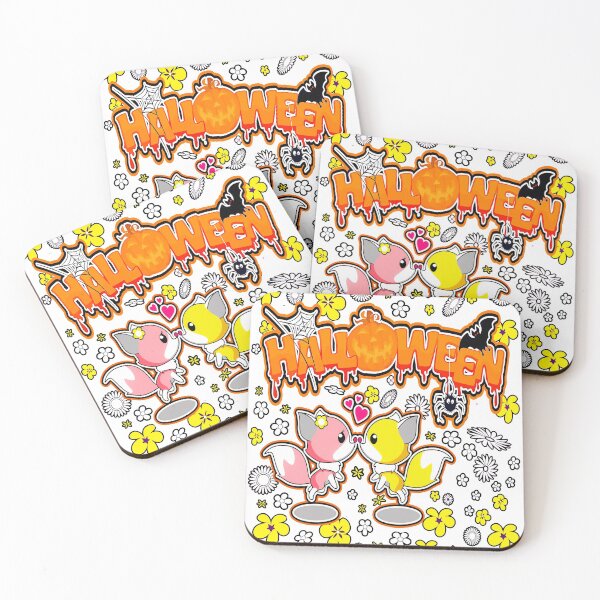 Item preview, Halloween Beautiful Anthropomorphized Animals with Flowers designed and sold by Shekevara.