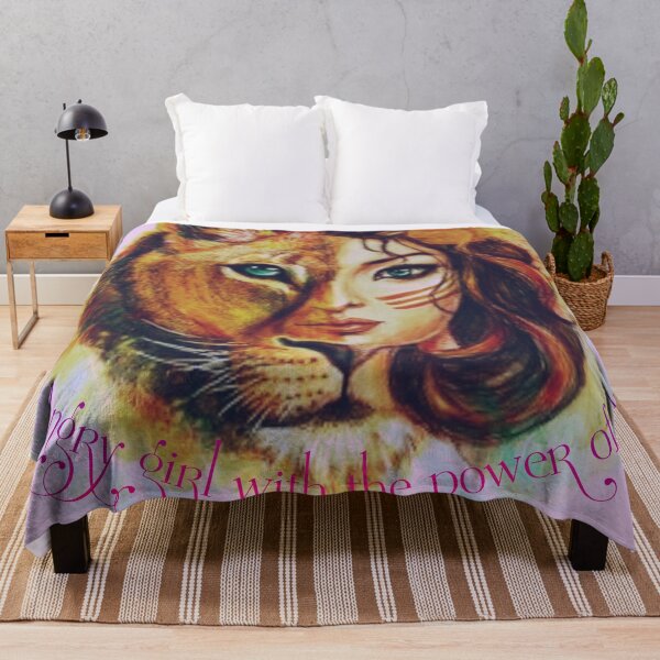 Item preview, Angry girl with the power of lion designed and sold by Hinakhan59241.