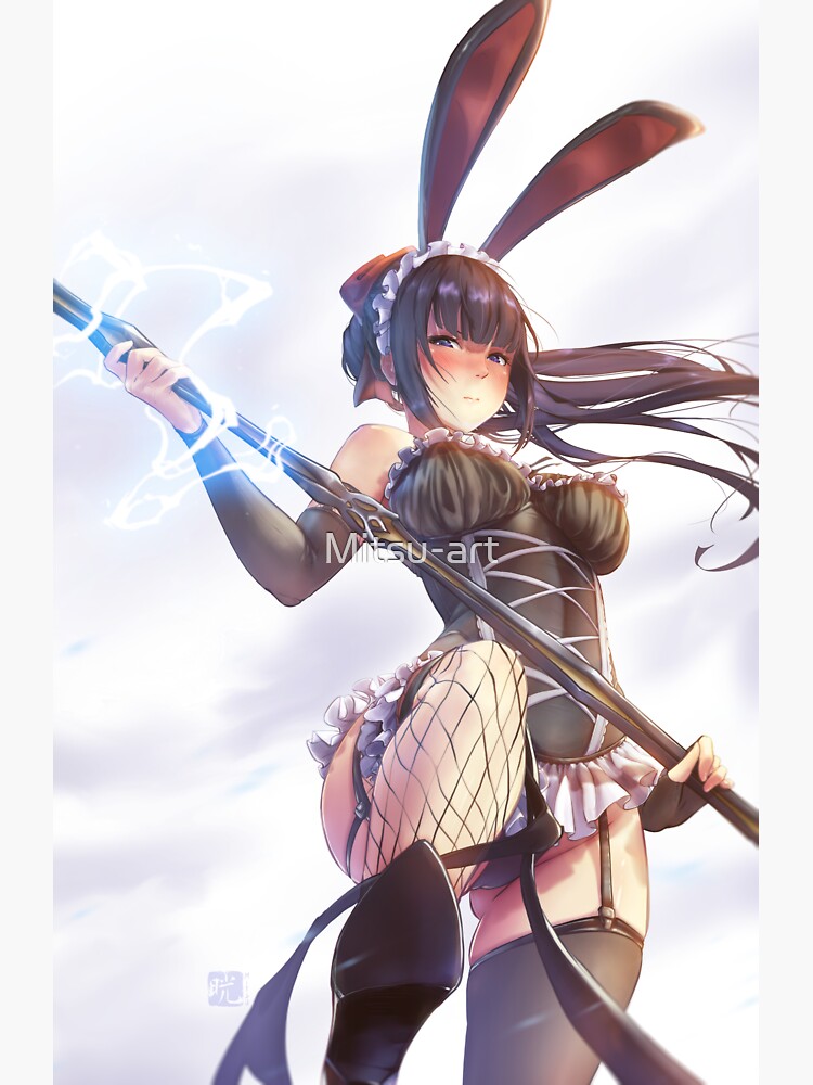 Narberal Bunny girl | Overlord by Mitsu-art