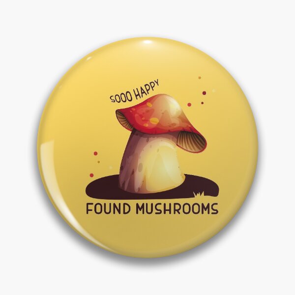 Item preview, So happy found mushroom, funny mushroom tee, for mushroom hunters designed and sold by MushroomHunters.