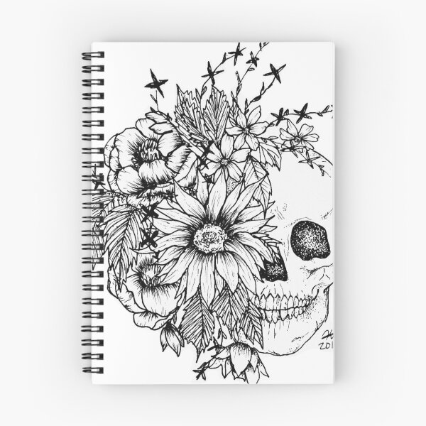 Item preview, Skull/Floral designed and sold by Artsy-Kat9697.