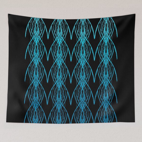 Item preview, Abstract Blue Lines designed and sold by NissaArt.
