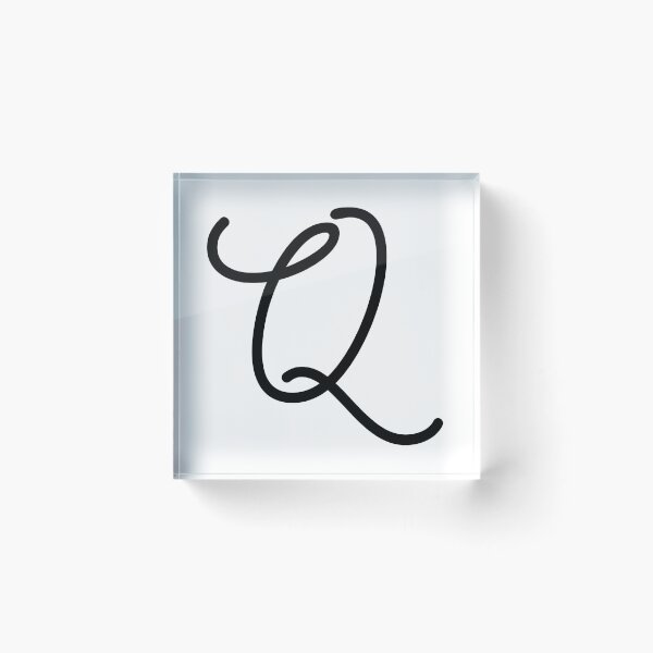 Item preview, Cursive Q designed and sold by Jose234.