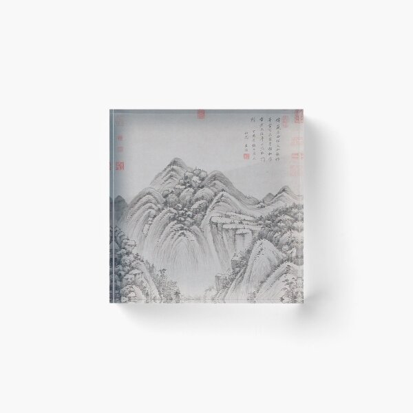 Item preview, Landscape in the style of Huang Gongwang designed and sold by Kayla Benson.