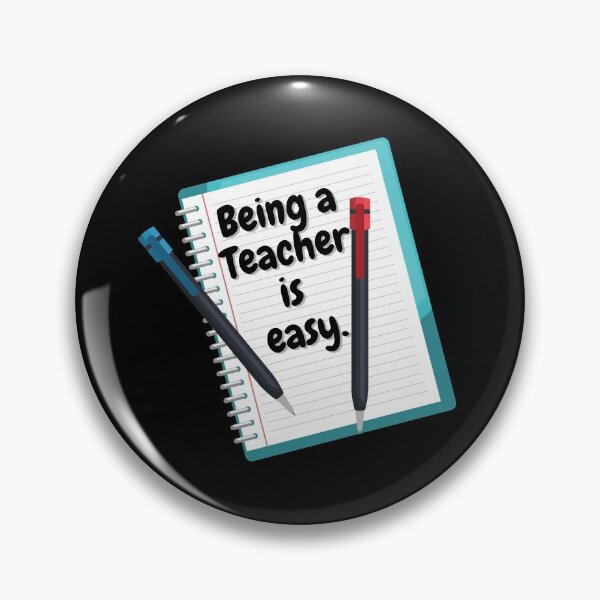 Item preview,  Being A Teacher Is Easy designed and sold by Vibing-Right.