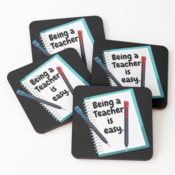 Item preview,  Being A Teacher Is Easy designed and sold by Vibing-Right.