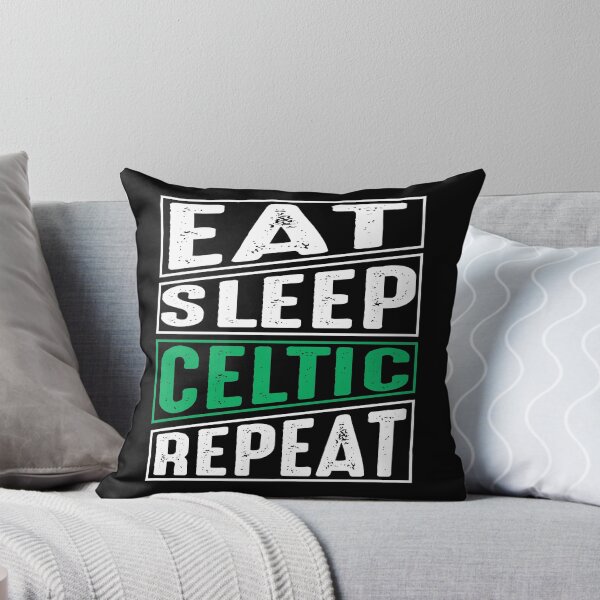 Artikelvorschau, Eat Sleep Celtic Repeat Fan entworfen und verkauft von ElBeDesigns.