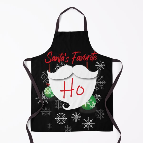 Item preview, Santa's Favorite Ho - Funny Christmas Saying with Snowflakes and Beard designed and sold by MerchSpot.