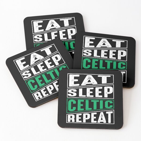 Artikelvorschau, Eat Sleep Celtic Repeat Fan entworfen und verkauft von ElBeDesigns.