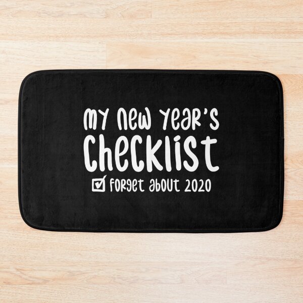 Item preview, New Year's Checklist 'Forget About 2020' - Funny New Years T-Shirt designed and sold by Seth's Tees.