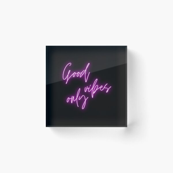 Item preview, Good vibes only- neon pink designed and sold by MargheritaLidia.