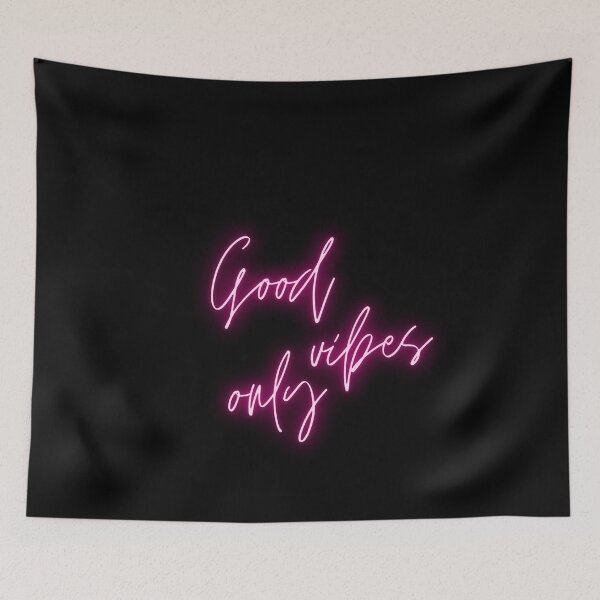 Item preview, Good vibes only- neon pink designed and sold by MargheritaLidia.