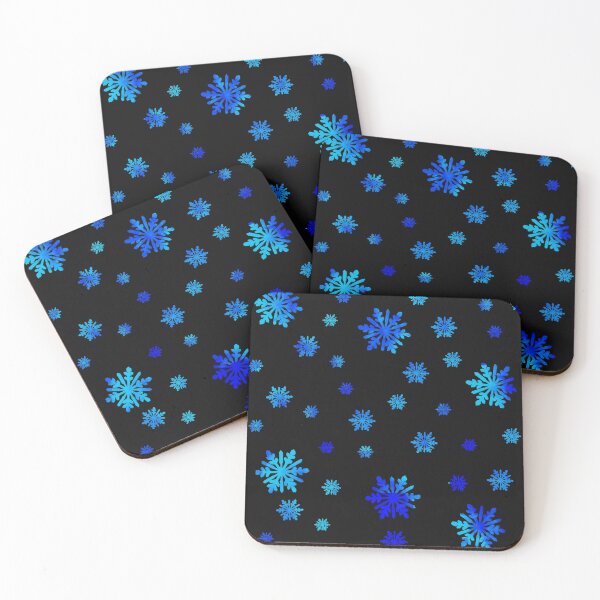Item preview, Snowflakes - Blue and Teal Watercolor designed and sold by KristyBDesigns.