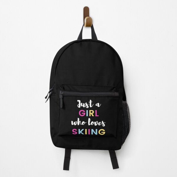 Item preview, Just a girl who loves skiing designed and sold by TheGreenGoat.