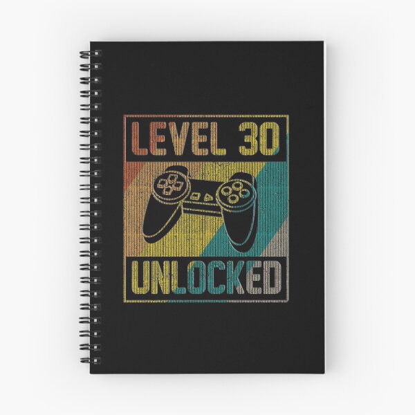 Item preview, 30th Birthday Gift Level 30 Unlocked designed and sold by ElBeDesigns.