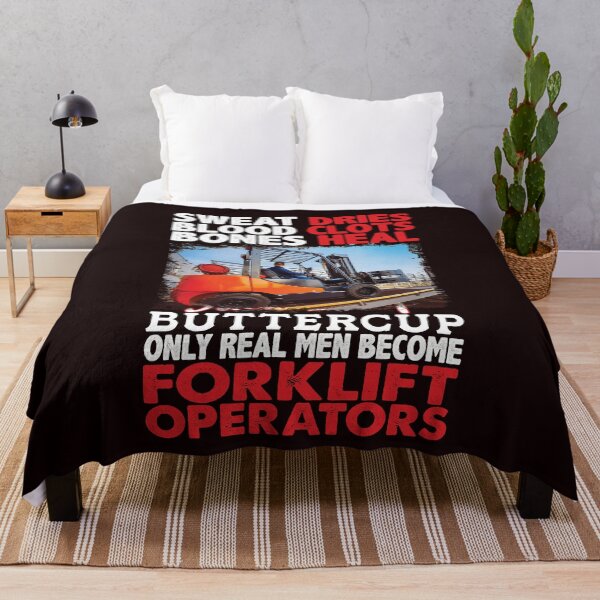 Item preview, Only Real Men Become Forklift Operators designed and sold by trendsshop.