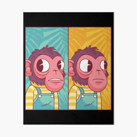 Meme Monkey Art Board Prints for Sale