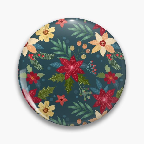 Item preview, Christmas Flowers Seamless designed and sold by EstiloSoul.