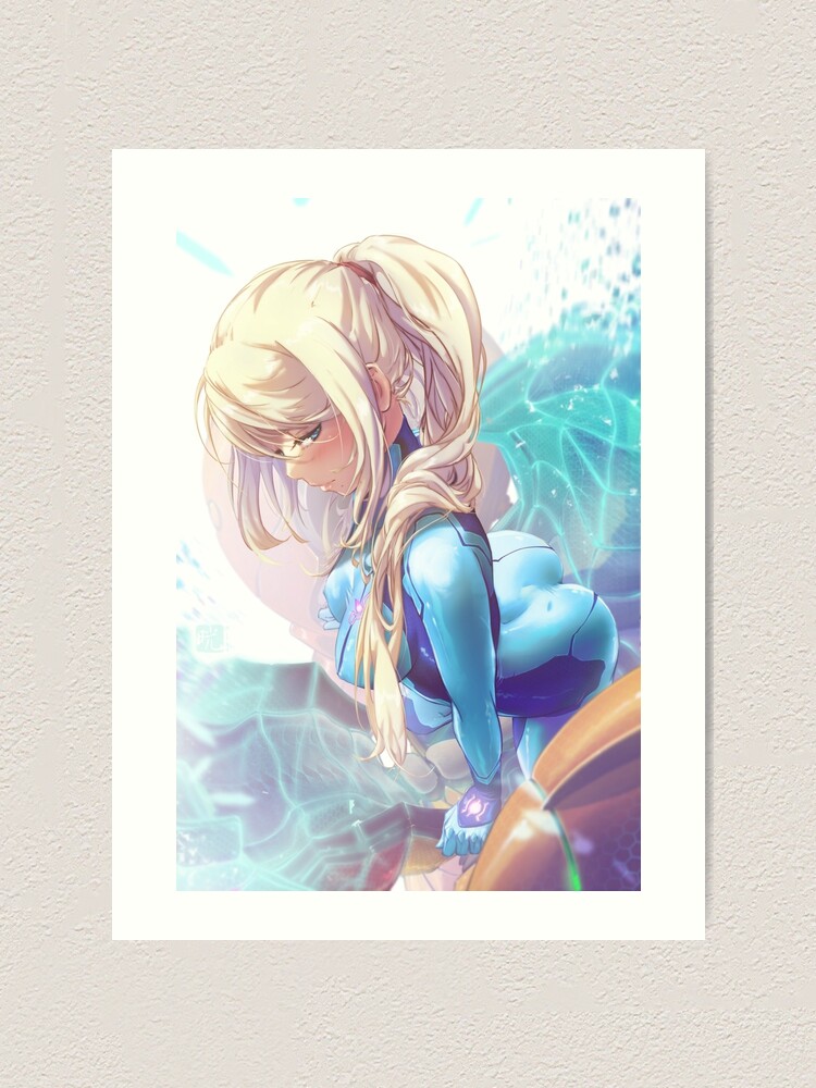 Alternate view of Samus zerosuit | Metroid Art Print