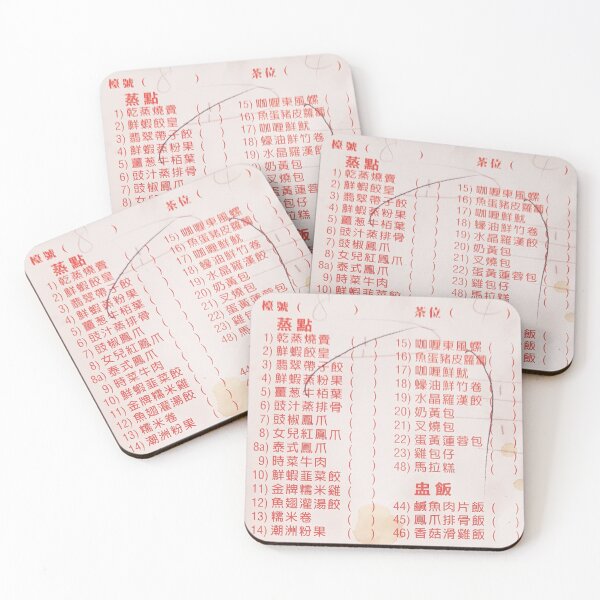 Item preview, Dim sum menu designed and sold by ShuckedLondon.