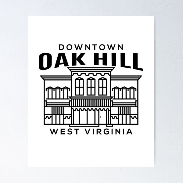Item preview, Downtown Oak Hill WV designed and sold by HalpinDesign.