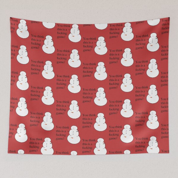 Item preview, Carrot Penis Snowman - You think this is a fucking game? designed and sold by FartBubble.
