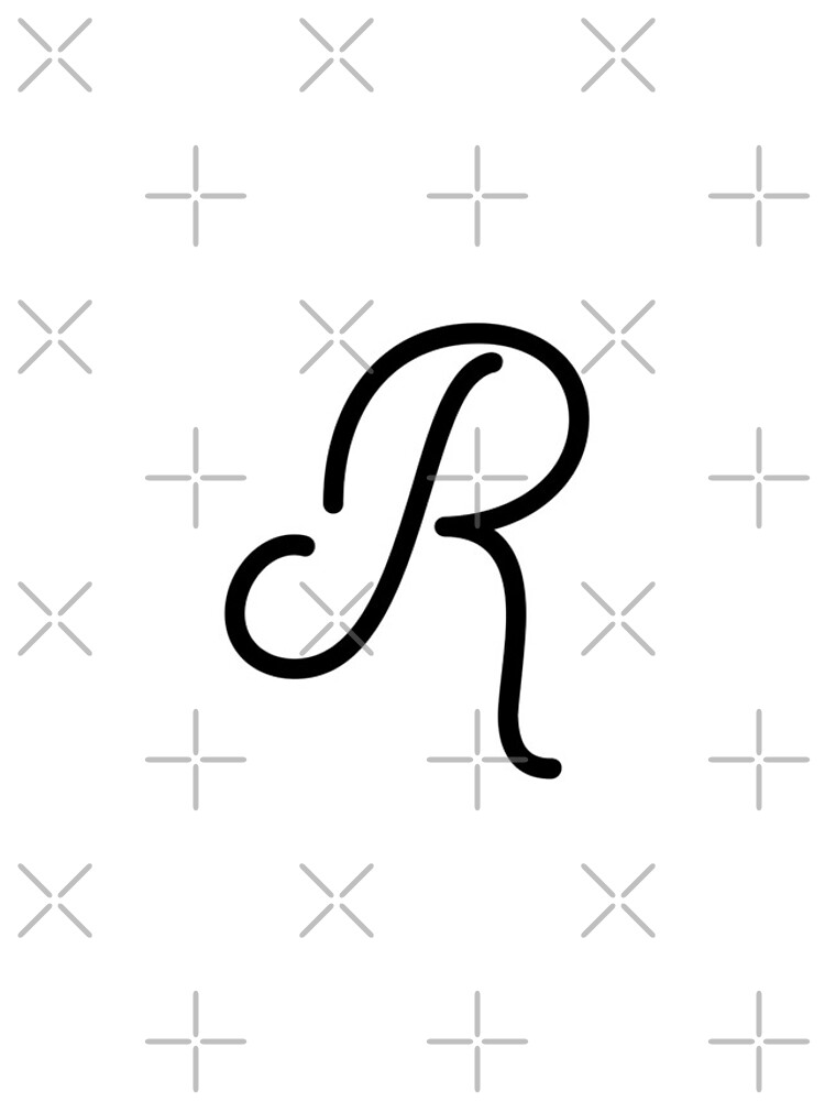 Thumbnail 4 of 4, iPhone Case, Cursive R designed and sold by Jose234.