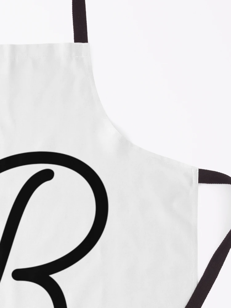 Thumbnail 3 of 6, Apron, Cursive R designed and sold by Jose234.