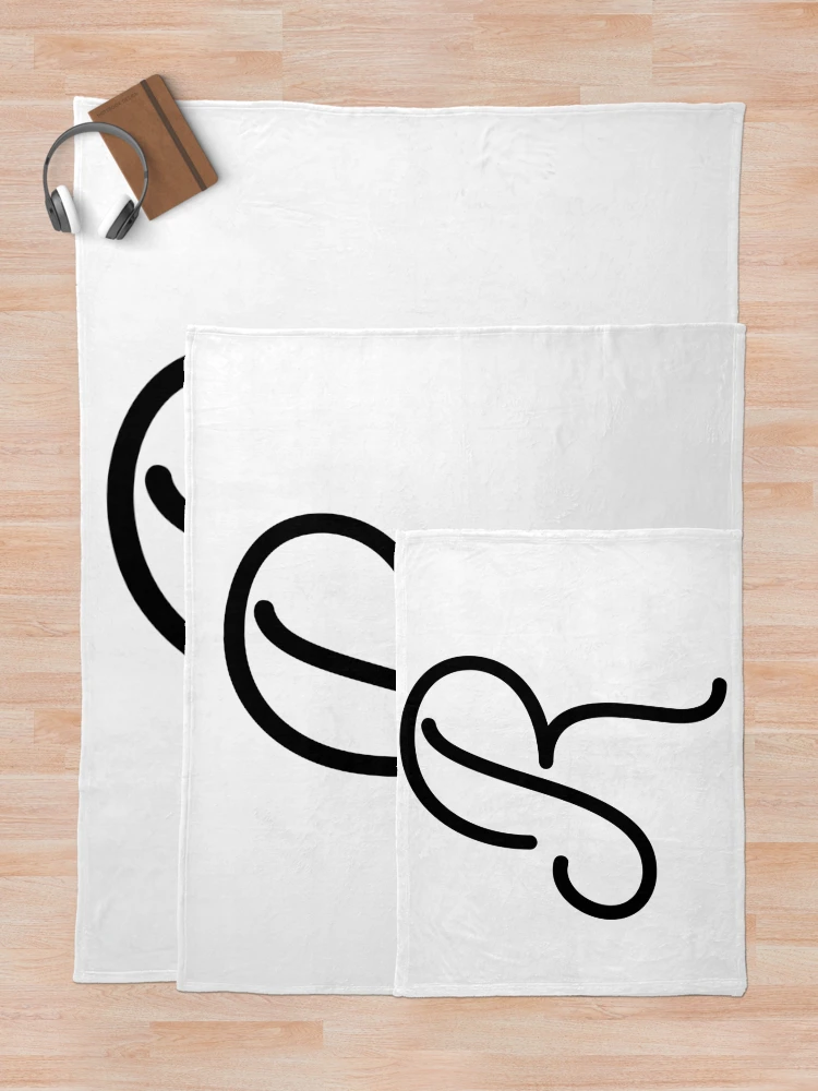 Thumbnail 5 of 6, Throw Blanket, Cursive R designed and sold by Jose234.