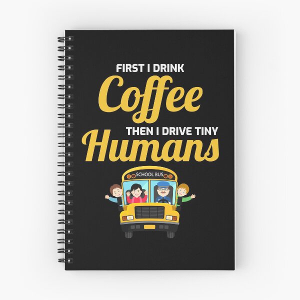 Item preview, Coffee Lovers School Bus Driver Funny Gift designed and sold by TastefulTees.