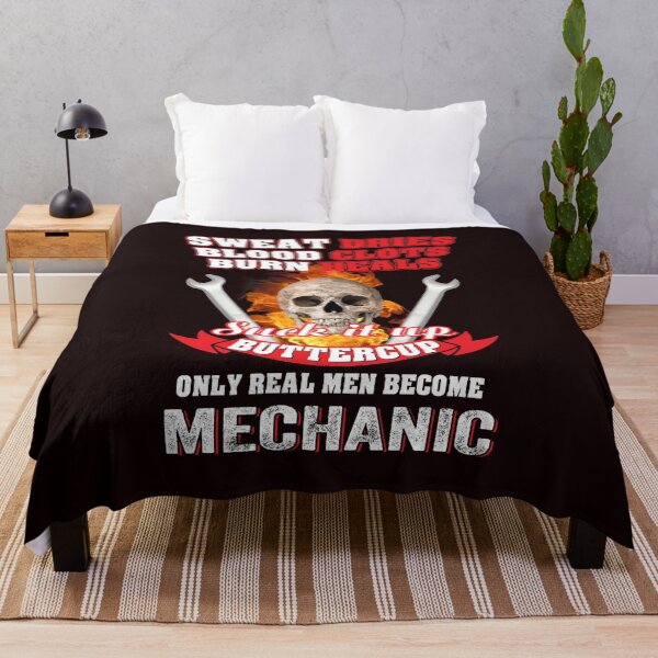 Item preview, Only Real Men Become Mechanic designed and sold by trendsshop.